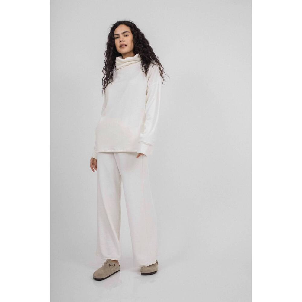 NEW CORINNE COLLECTION ricci high neck tunic in ivory